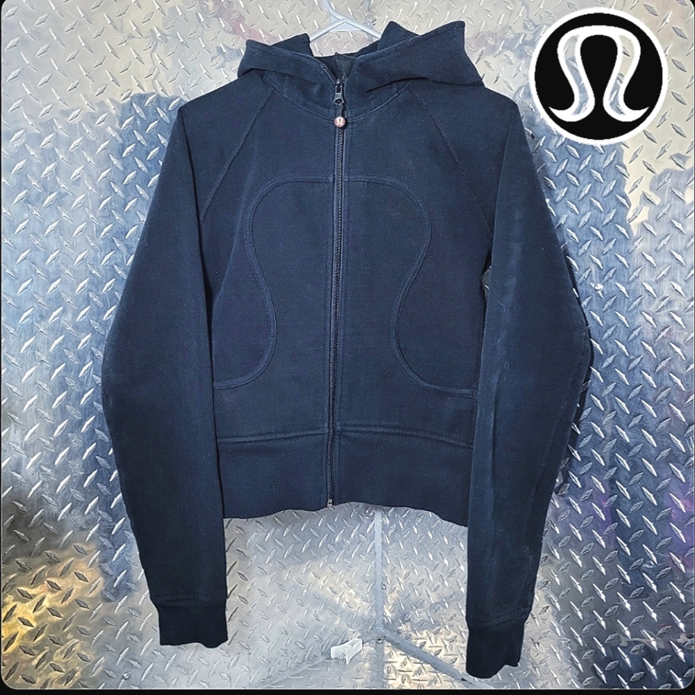 Lululemon Black Scuba Zip-Up Hoodie